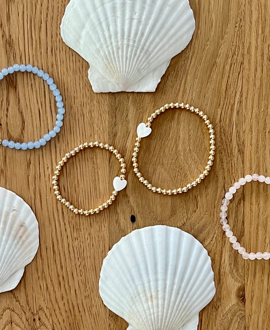 White Shell Heart