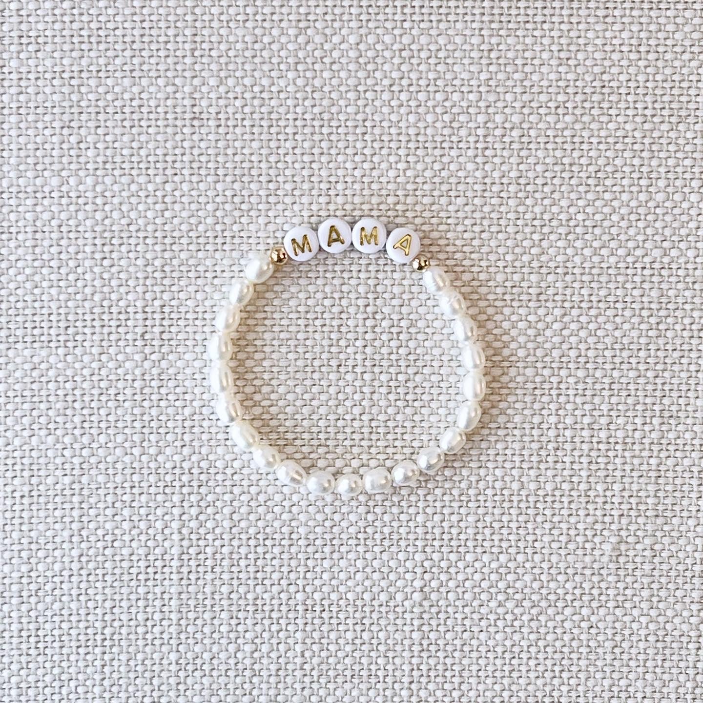 Pearl Name Bracelet