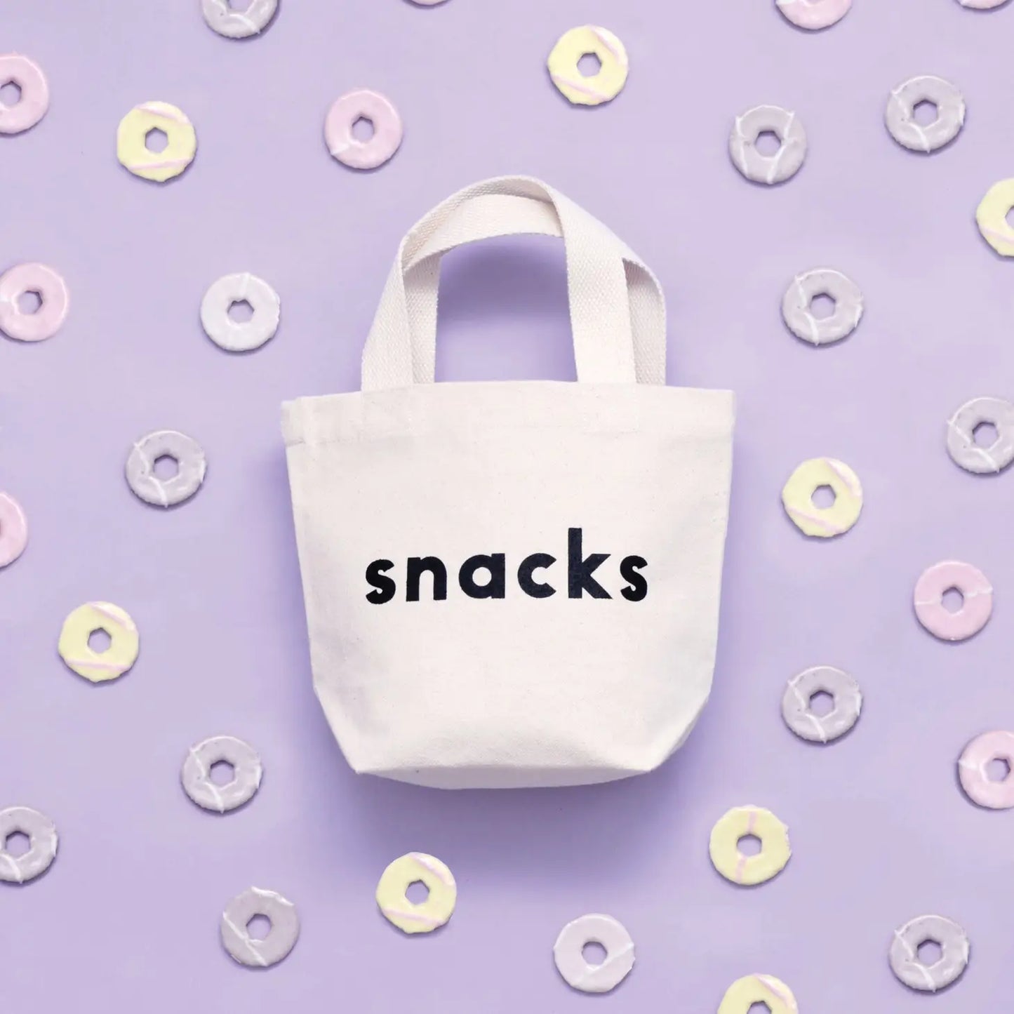 Snacks Tote Bag - Natural