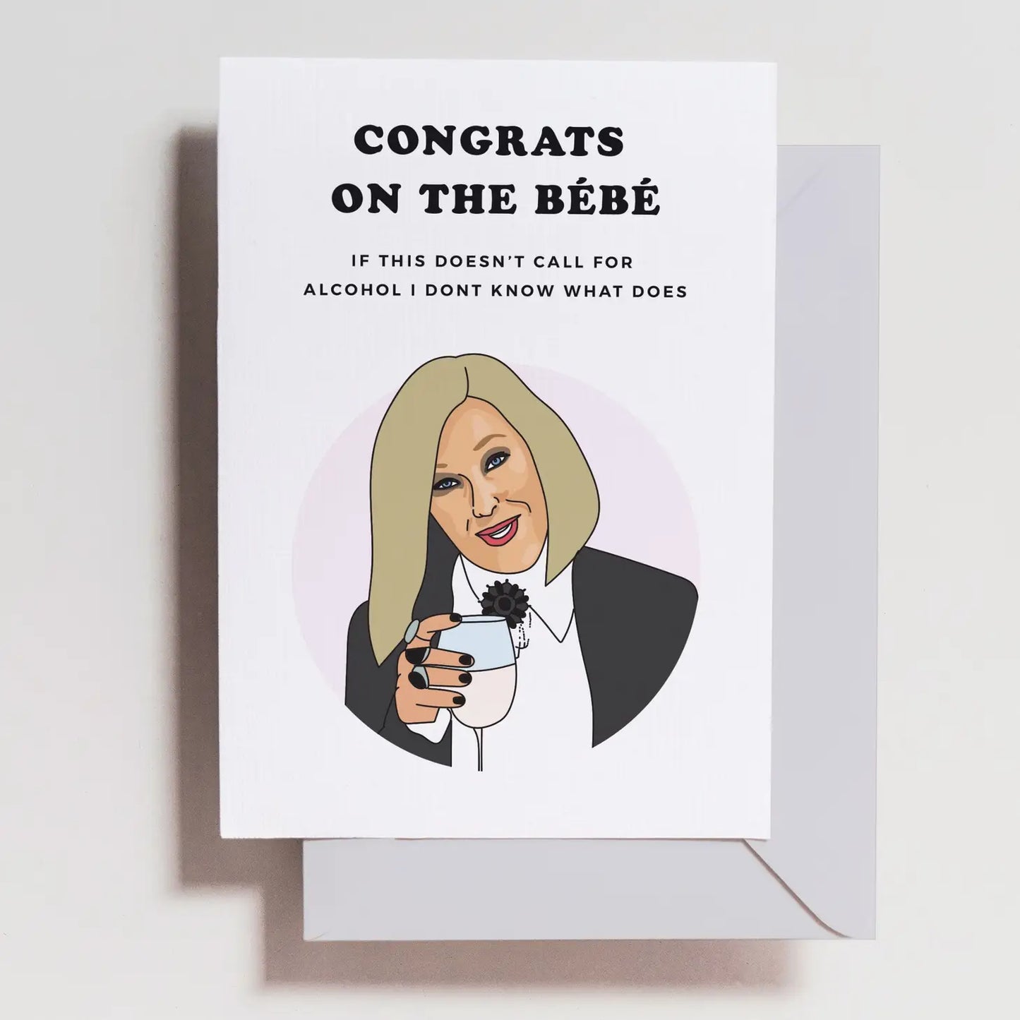 Greeting Card - Congrats on the Bébé