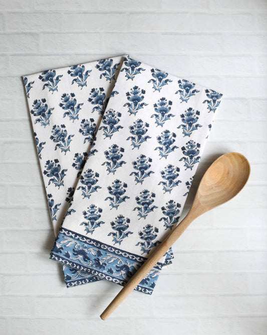Kitchen Towel - Gayatri Buti Blue
