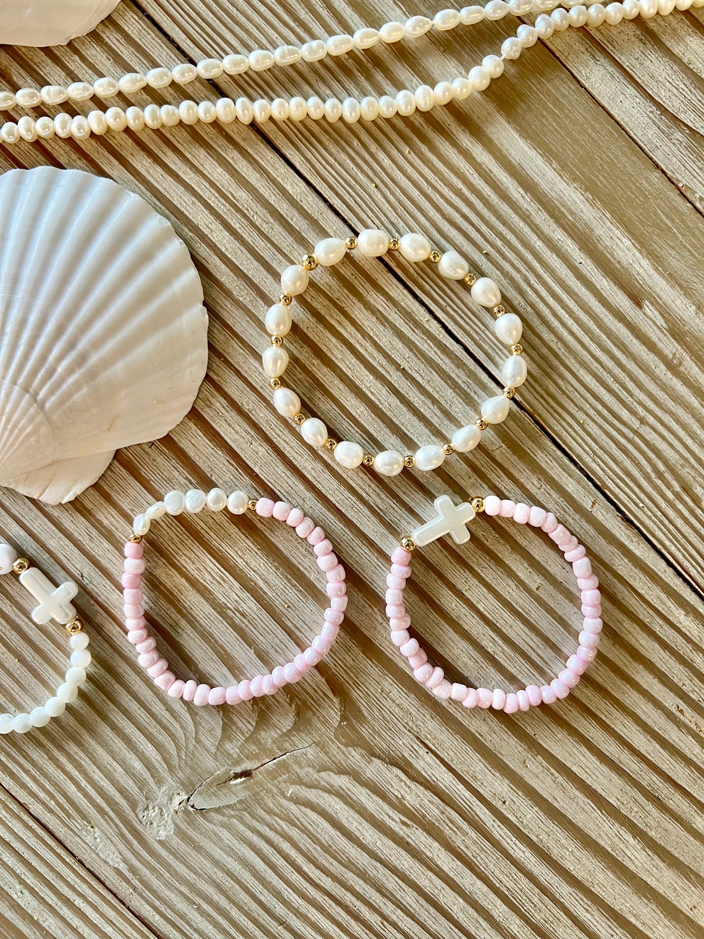 Mini Pearl Name Bracelet