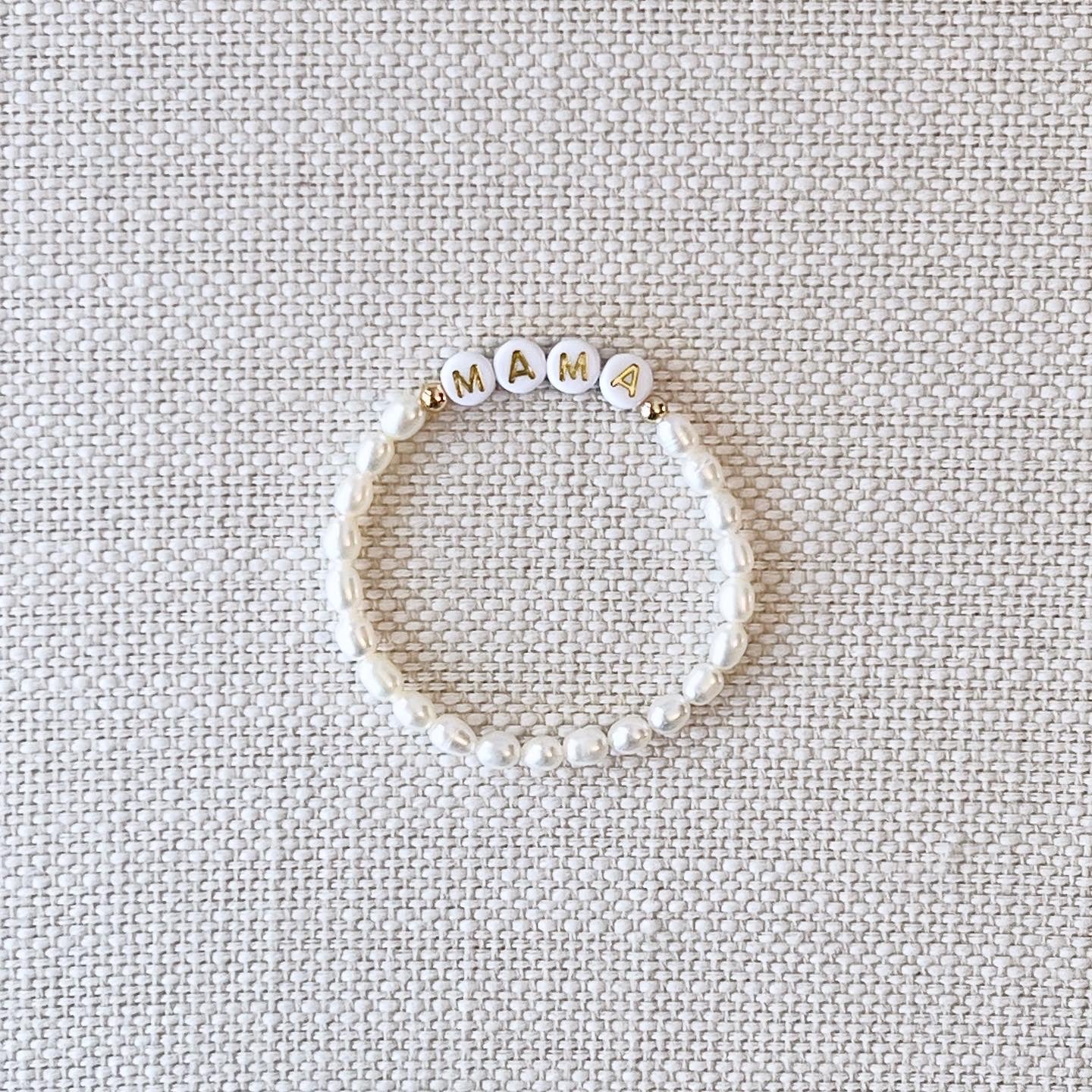 Pearl Name Bracelet